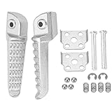 [Compatibilità Estesa]: Adatte a ZX10R, 650R EX650, ZX6R, ZX636, ZX12R, ZX9R, ER6N 650R, EX650 ER6F, 250R EX250 e KLE650 per sostituire le pedane originali con precisione.