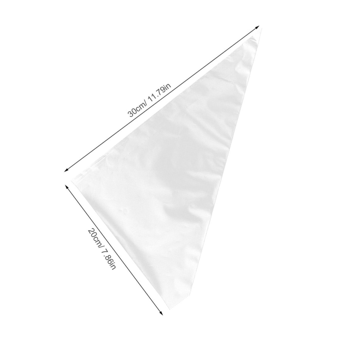 Cabilock 100PCS Disposable Piping Bags Non Slip Pastry Icing Bags for Cakes Cookies Dessert Decorating Capacity for Baking Enthusiasts