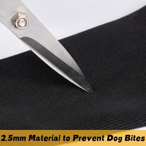 COODEO Dog Rear Leg Recovery Sleeve, Waterproof Hind Leg Sock for Dogs, Anti-Slip Paw Cover, Wear Resistant Protective Sleeve for Hot Spots, Sores & Outdoor Use (Black, M_Right Rear Leg) by Coodeo - Image 7