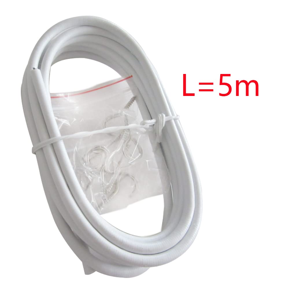 Dtoterul 5M Cable pour Rideaux Fil de Rideau Corde Cordon de