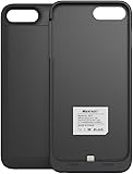 Scheam Funda bater?a iPhone 7 Plus/iPhone 8 Plus Case Bater?a 4000mAh Estuche Funda Externa Bater?a Estuche Cargador Recargable Bumper Case Carcasa Battery Cover Funda Protectora Black Scheam Funda bater?a iPhone 7 Plus/iPhone 8 Plus Case Bater?a 4000mAh Estuche Funda Externa Bater?a Estuche Cargador Recargable Bumper Case Carcasa Battery Cover Funda Protectora Black