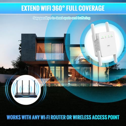 Image of WiFi Extender Signal Booster for Home WiFi Booster 1200Mbps