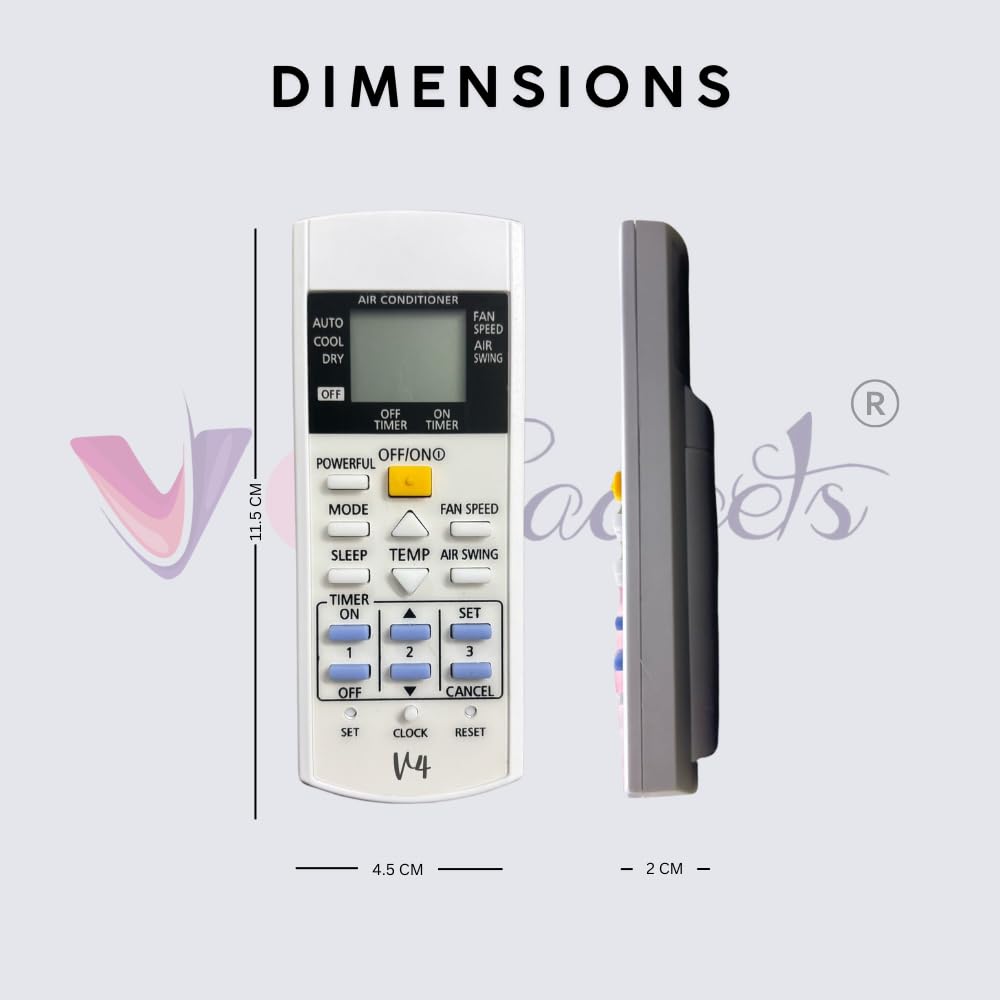 Review V4® Compatible Replacement Remote Control For Air