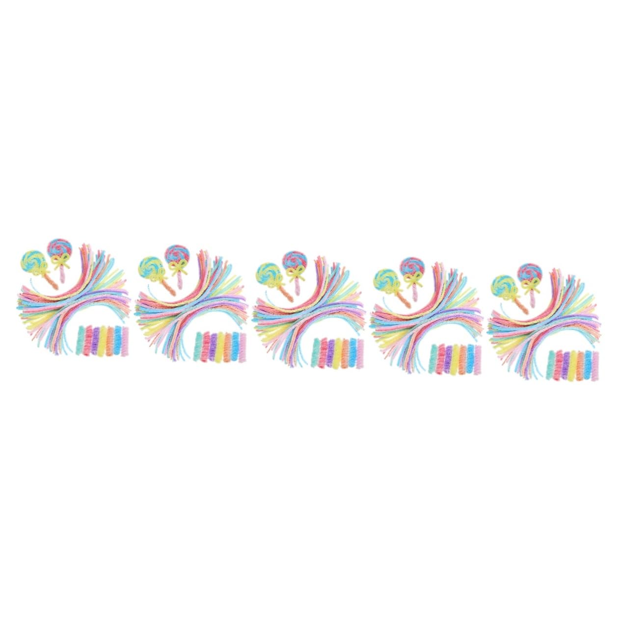 Housoutil 3 Ensembles De Supérieur Pépin Enfants Cure-pipes Arc-en-ciel Pastel Couleur Tordu Tiges De Chenille Pour L'artisanat Tiges De Chenille En Vrac Peluche 300 Pièces * 3