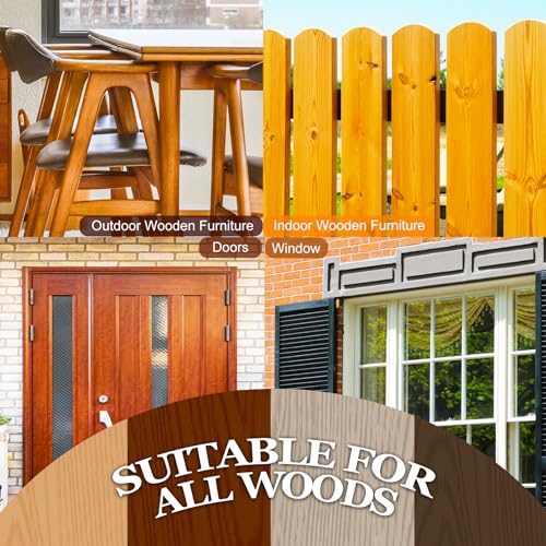 Golden Oak Wood Stain, 250ml Water Based Wood Stain, Matte Wooden Dye Fast Curing for Indoor and Outdoor Wooden Furniture, Doors, Window, Paneling, Cabinets Low Odor Non-Toxic & Long Lasting - Image 5