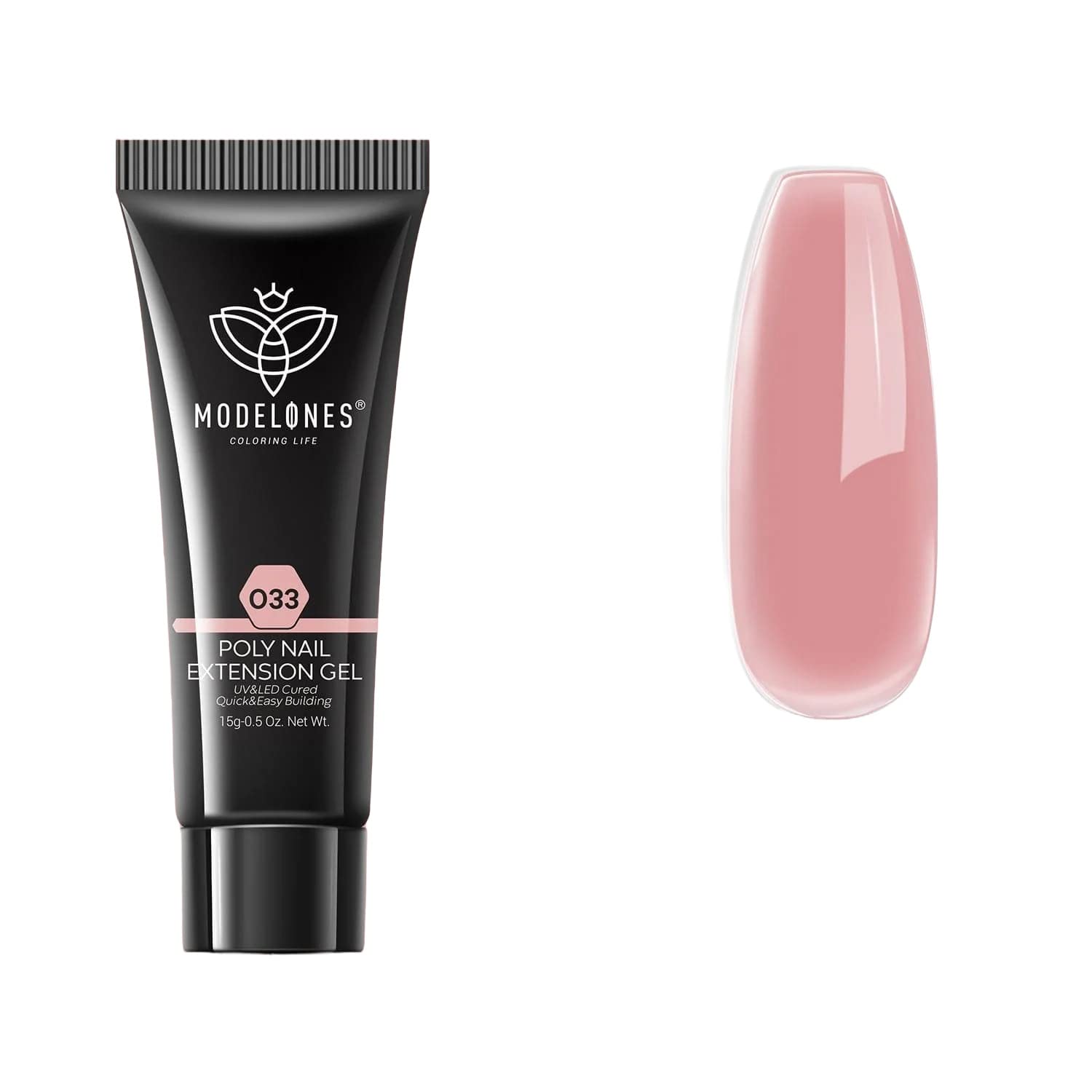 MODELONES 15ml Poly Nail Gel From BELLE GAGA Builder Nail Extension Gel Enhancement Nail Thickening Acrylic Extension nail polish gel (B201130237A)