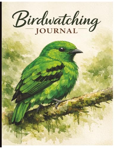 Bird Watching Journal:: Bird Observation Log Book for Recording Bird Sightings, Notes and Field Observations (Large 8.5 x 11 Notebook for Birders)