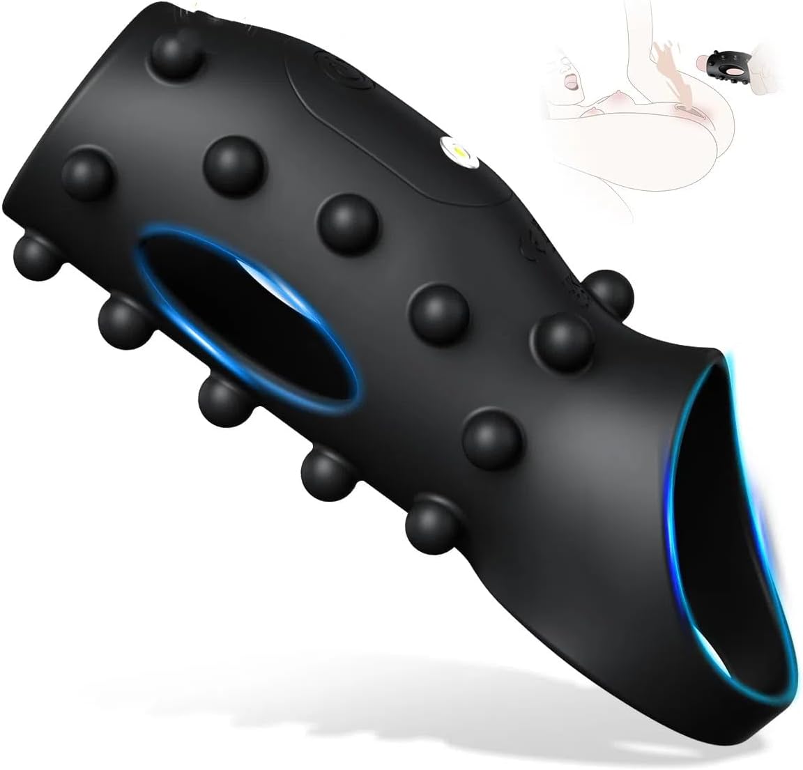 Product image of Vibratorenset für Männer Penisring Sex spielzeug für die Männer,Vibration Stimulation Klitoris Penishülle für Penis G-Punkt,10 Vibrations Penis Ring für Sex Sexspielzeug für Paare Extrem Sex Toys