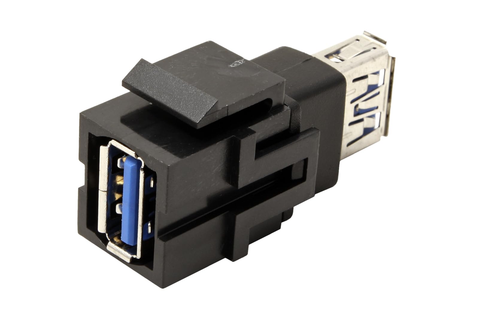 Bachmann 917.120 USB A/A 3.0 moduł Keystone, czarny
