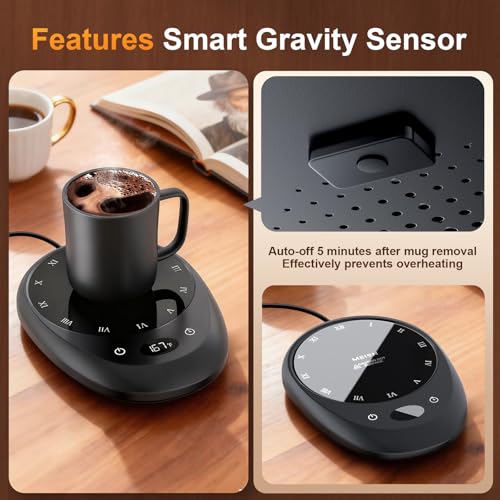 MEION Coffee Mug Warmer with Gravity Sensor