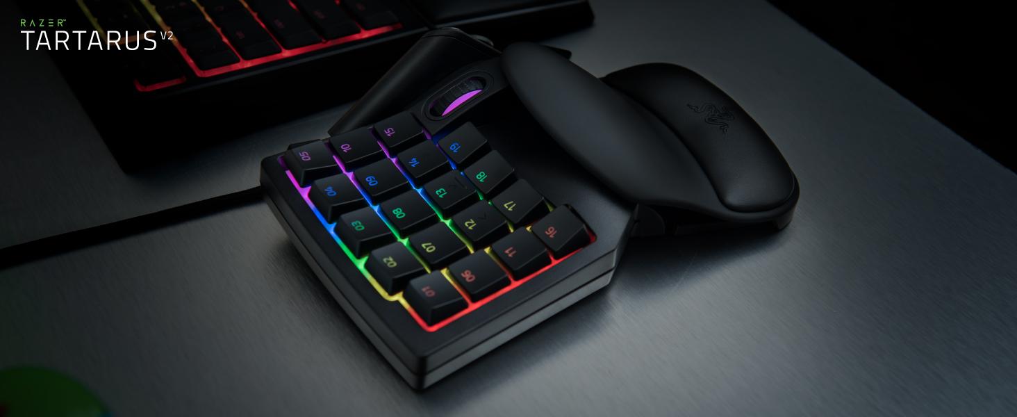 Amazon.com: Razer Tartarus V2 Gaming Keypad: Mecha Membrane Key