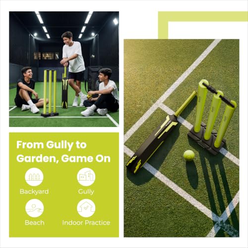 Image of Lifelong Plastic Cricket Set with Hard Plastic Cricket Bat and Soft Cricket Ball for Kids & Adults | Size 6 (32 Inch) Cricket Bat | Cricket Set for Boys & Girls Age 8 Years and Above
