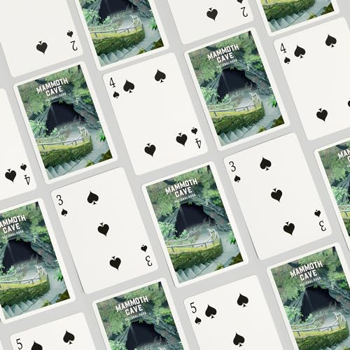 Lantern Press Mammoth Cave National Park Poker 52 cartas miniatura 4