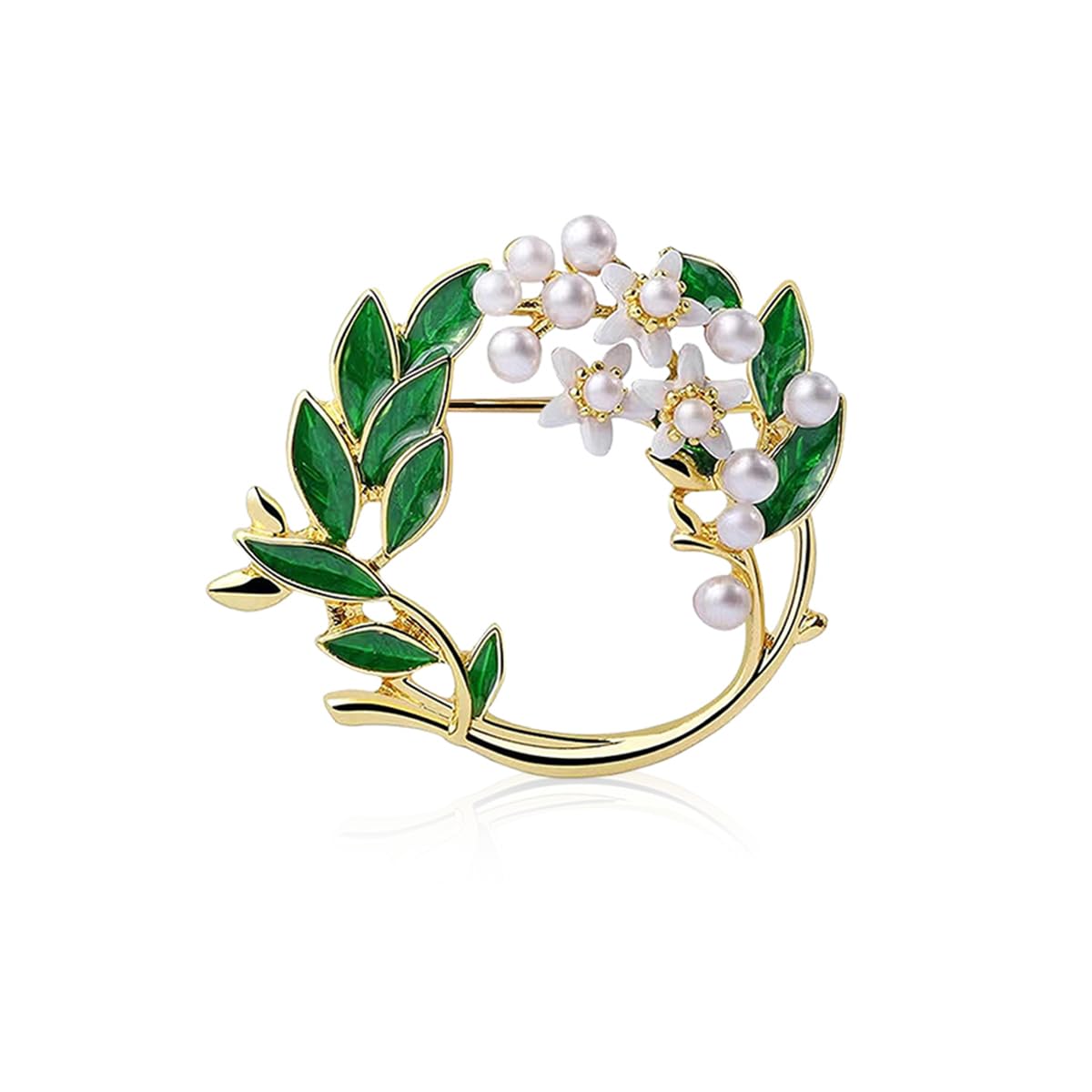 Venzina® Brooch Pin for Women Blazer, Dress, Shirt Stylish Brooches Pin for Women and Girls Enamel Alloy Gardenia Brooch Safety Pins for Women Brooch for Wedding, Saree, Shawl, Sweater, Dress - 1 (B0CP5MXKP6) Amazon Price History, Amazon Price Tracker