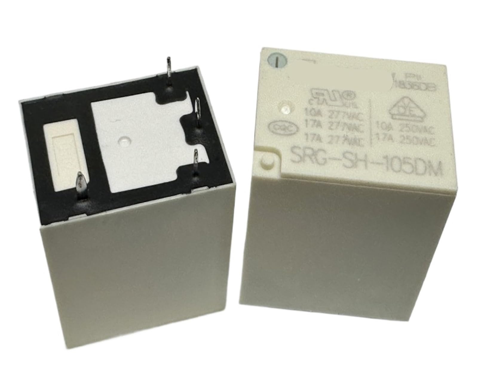 YZWRWRMKTB 1pc SRG-SH-105DM 5V (22FA-12V/5V-17A) Relay 4 pins