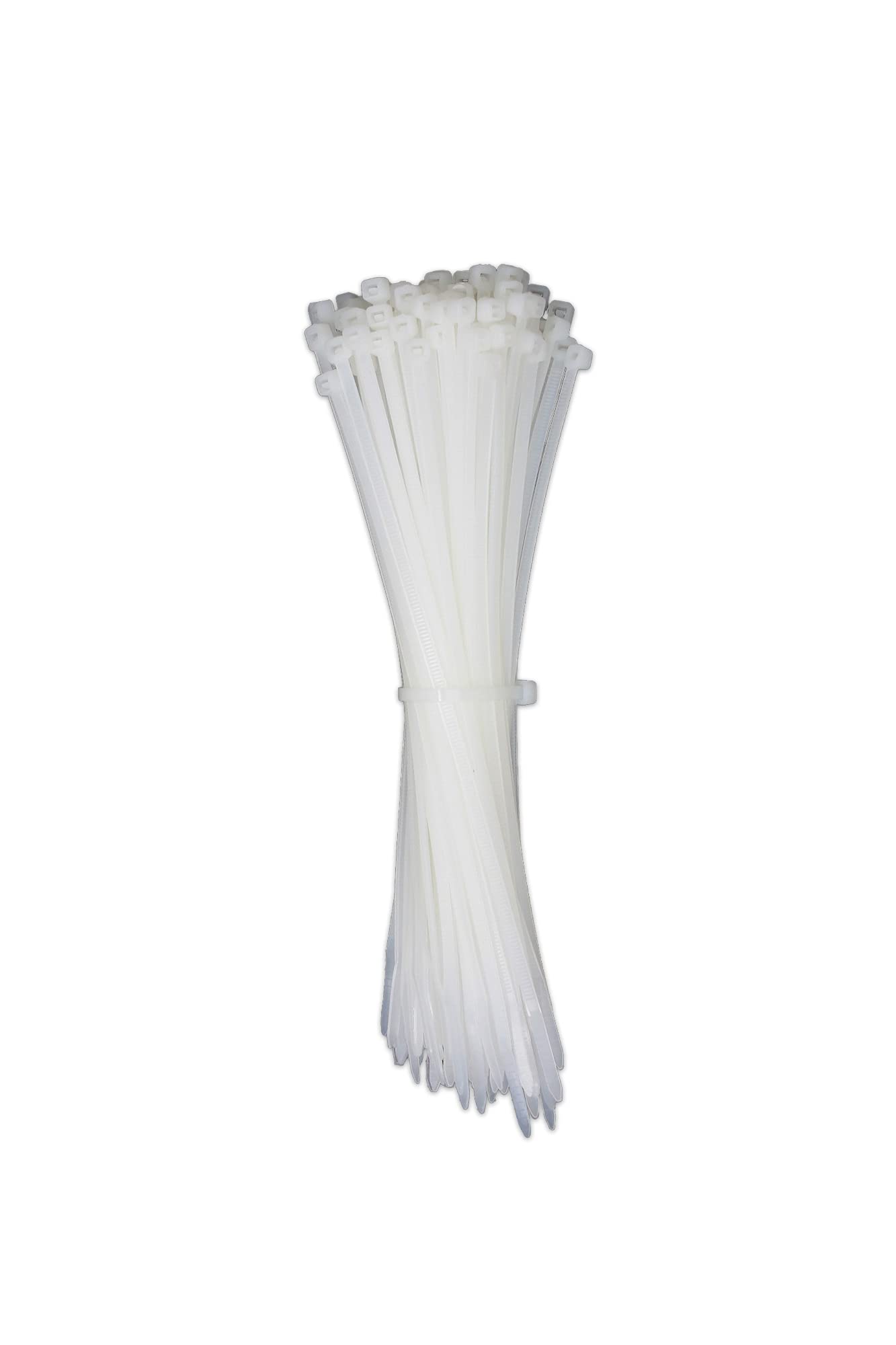 LPGLed | Nylon Cable Ties - Pack of 100 - Extra Grip - Professional - White (4x200 mm)
