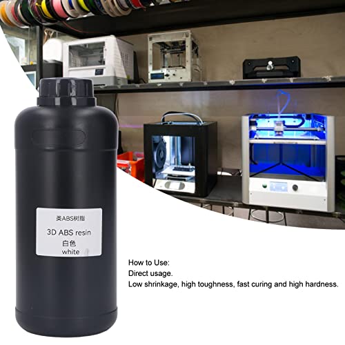 Resina Líquida para Impresora 3D de 1000ml, Fotopolímero Lavable - Blanco - Fernando Cortés