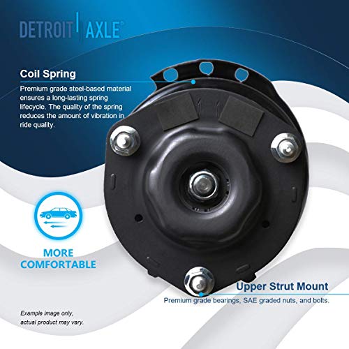 Image of Detroit Axle - Front End 8pc Suspension Kit for 04-07 Toyota Highlander Lexus RX330, 07-09 RX350, 06-08 RX400h, 2 Struts with Coil Spring, 2 Lower Control Arms, 2 Lower Ball Joints, 2 Sway Bars