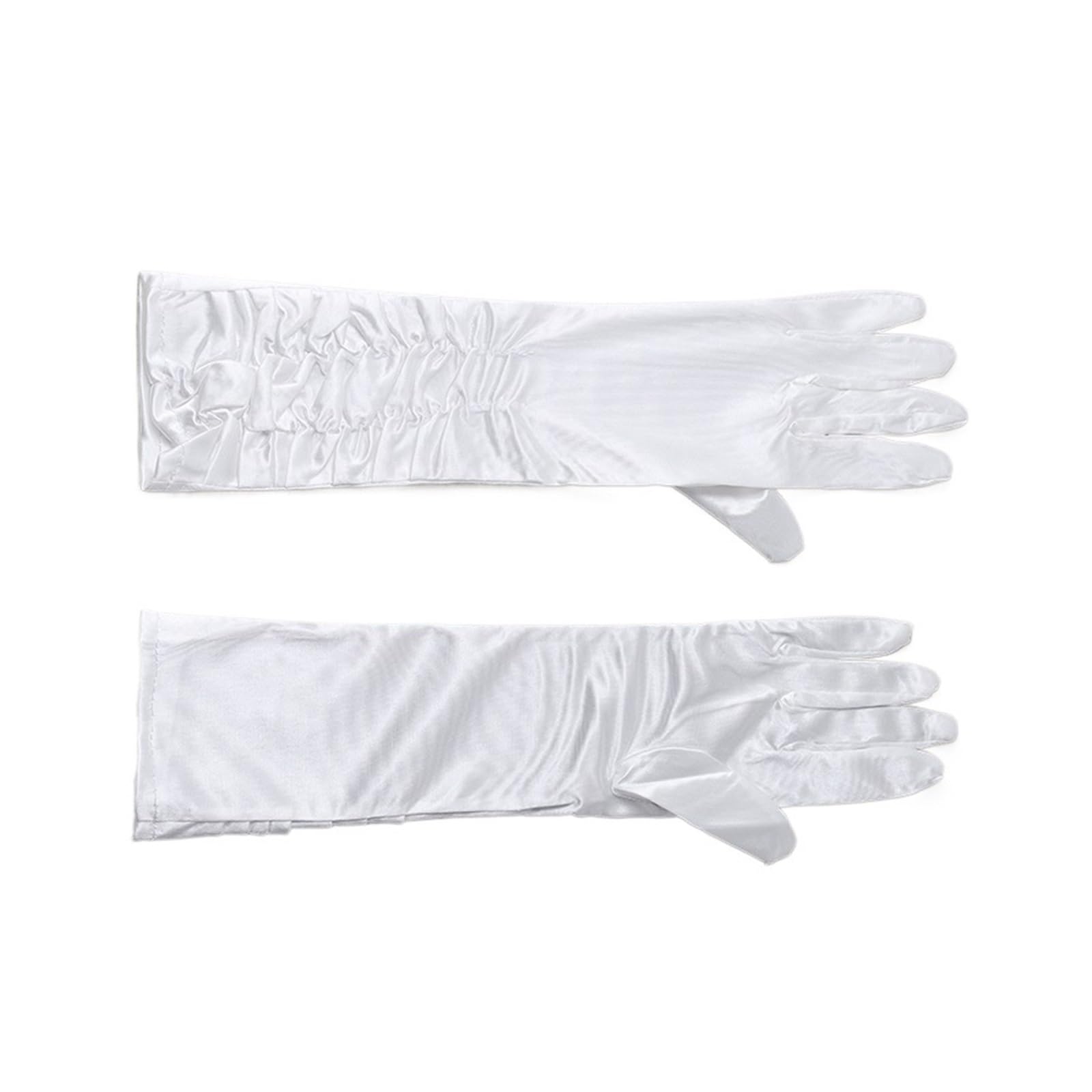 2 pares de guantes largos for accesorios novia boda, elegantes for mujer Para Mujer