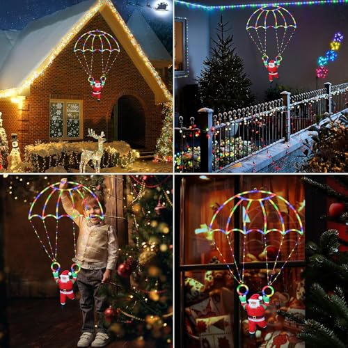 Guirlande lumineuse de décoration de Père Noël pour toit et façade