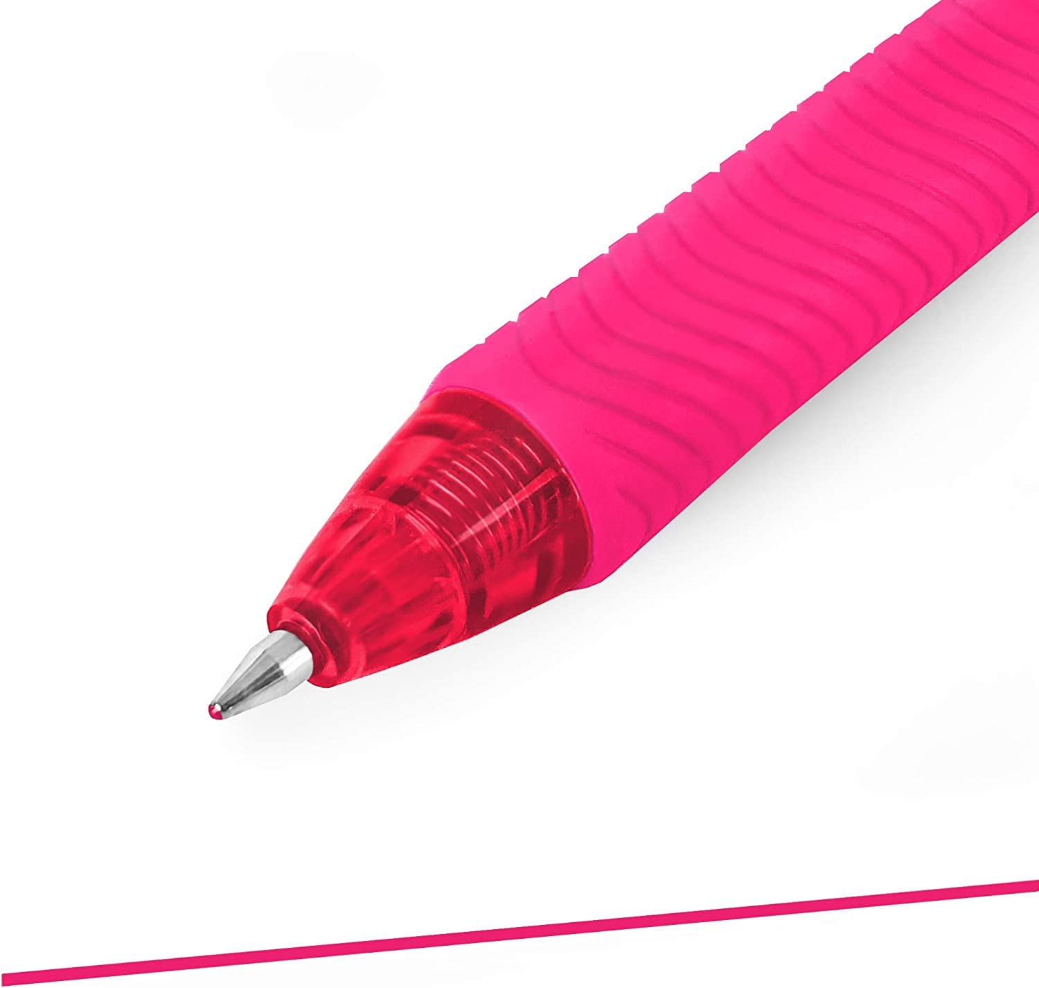Pentel - Energel X BL107 Gel-Tintenroller, einziehbar, 0,7 mm, 5 Stück, tropisches Set