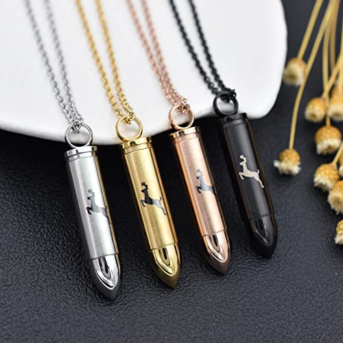 Collier urne funéraire balle pour garder un être cher près de soi