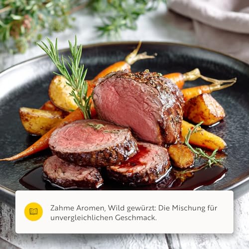 Boomers Gourmet - Gemahlenes Wildgewürz für Wildgerichte – Gewürzmischung für Reh, Hirsch, Wildschwein – aromatisch & fein gemahlen – Wildgewürz kaufen - Nachfüllpack - 80 g