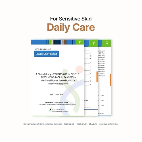 Miniatura 6 de Purito Limpiador facial exfoliante de avena, lavado facial diario hidratante con arcilla exfoliante suave que minimiza los poros, pantenol, agua de