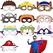 Puppy Party Masken,Paw Dog Patrol Spielzeug,Puppy Party Masken,Geburtstag Augenmaske,Charakter Masken,Halbmasken Kinder,Tiermasken,10 Stück Kinder Cosplay Masken ,Cosplay Party Masken