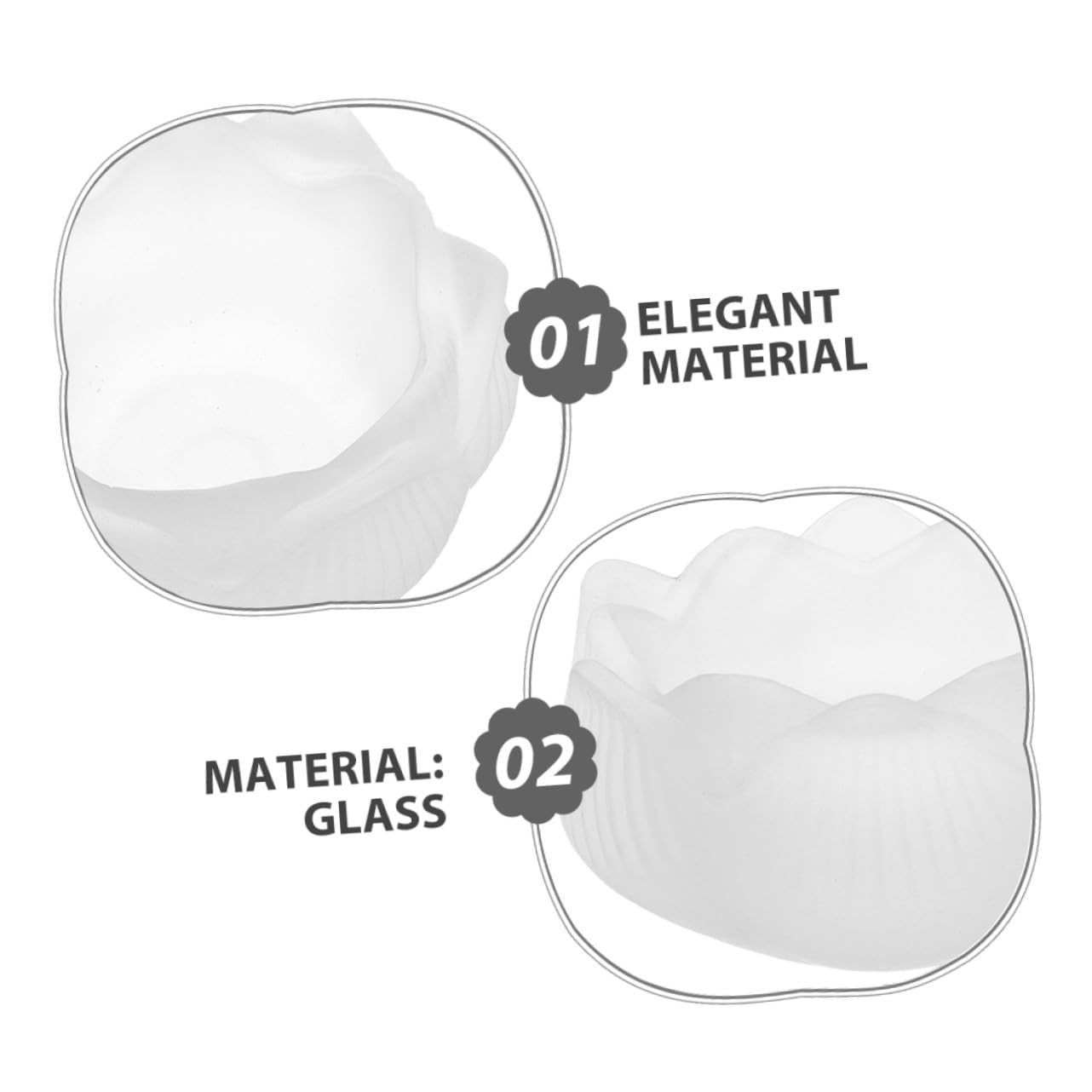 4 Sztuki Szklane Podstawki Świece Lotosowe Artystyczne Świeczniki Do Lampki Herbacianej Dekoracyjne Uchwyty Do Świec Masłowych