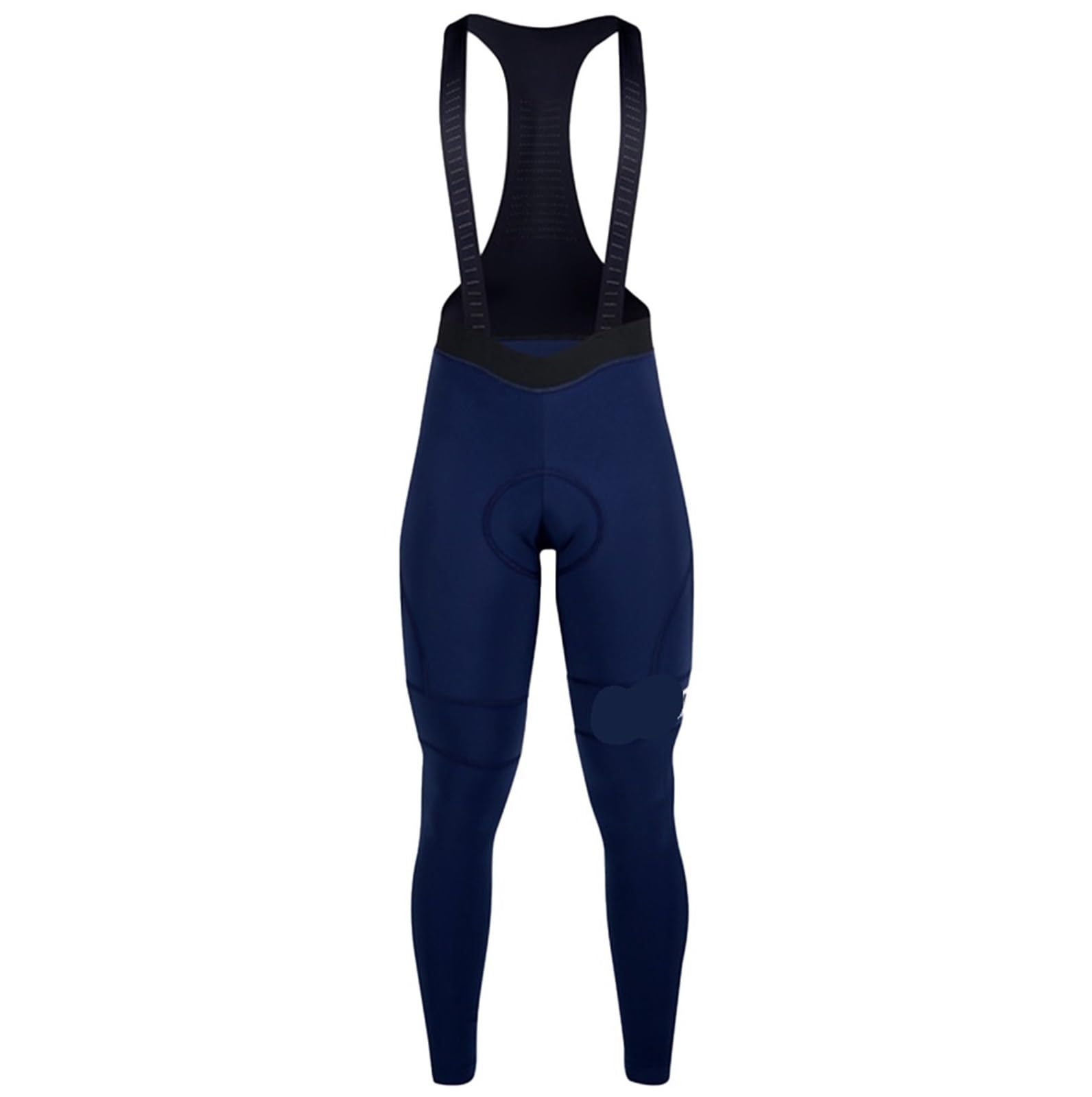 Culote con Tirantes Babero de Invierno for Hombre, Pantalones for Ciclismo al Aire Libre, Pantalones con Pechera, Almohadilla de Gel de montaña, Mallas for Bicicleta(Blue,M)