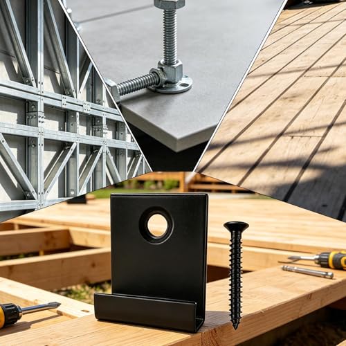 Clips de fixation composite pour terrasse extèrieure stable - 4