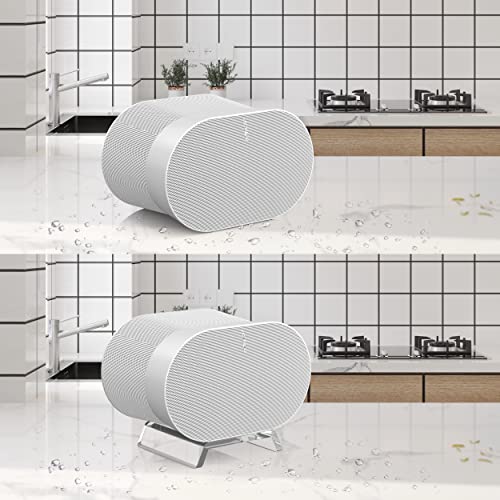 Support Sonos Era 300 mural avec gestionnaire de câble caché transparente x2