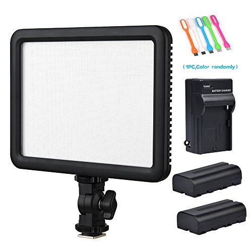 Godox LEDP120C CRI95 TLCI95 Ultra-Thin Dimmable Lightweight 3300K-5600K LED Video Light Panel On Camera