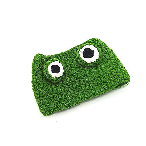 Yuyww adorable pet funny hat cartoon frog shape pet cap weaving puppy cat hat pet grooming supplies for everyday decoration christmas halloween decoration use 1pcs - image 3