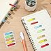 700pcs Sign Here Tabs with Dispenser, Colored Flag Stickers, 8 Colors Self-Stick Notes Arrow Flag Easy to Post for Notary Books Paper