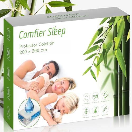 Protector Colchon 200x200 cm: 100  Bambu