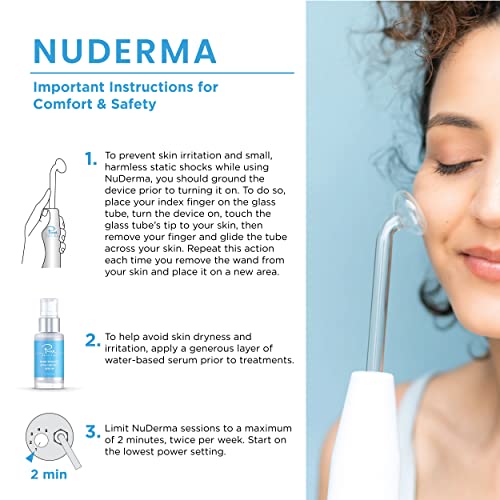 Pure Daily Care JX-006A Nuderma Portable Handheld Skin Therapy Wand Machine W/Neon thumb #3