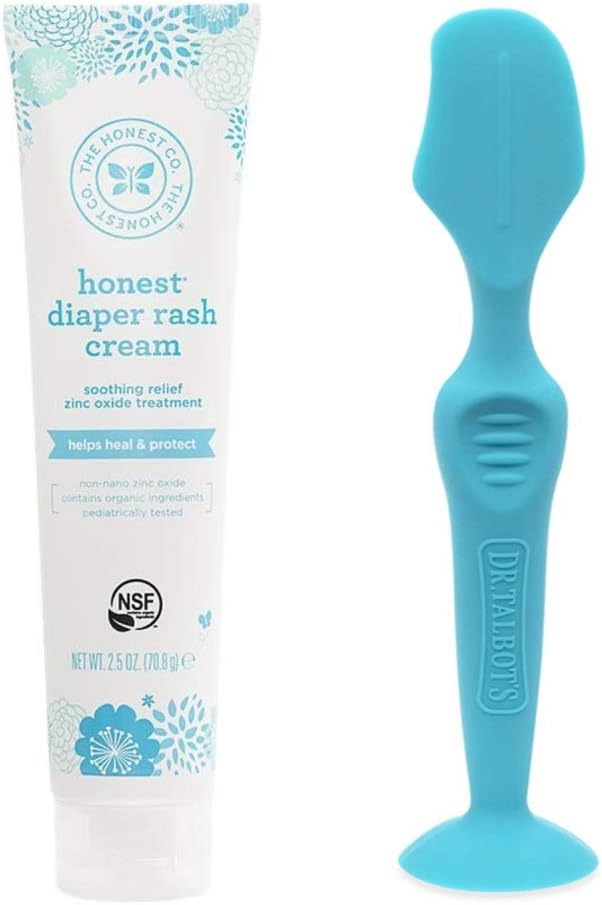 Honest Organic Baby Diaper Rash Cream, 2.5 oz and Dr