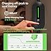 MACARLON Level 1 & 2 EV Charger, 110V-240V 16A, Electric Vehicle Portable Charger with NEMA 6-20 & 5-15 Plug, Compatible with All J1772 Electric Cars, 25ft Cable for Home & Outdoor Use