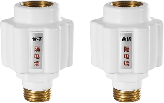 2Pcs Firewall Electric Water Heater Partition Wall Anti-Electric Connector Bulkhead Fitting Water Heater Water Heater