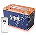 SOK Battery 24V 150Ah Lithium Iron Phosphate Battery 8000+ Deep Cycles with Built-in Heater, IP67 Marine Grade, Bluetooth 5.1 CAN Communication for RV Off-Grid Solar Marine Home Backup