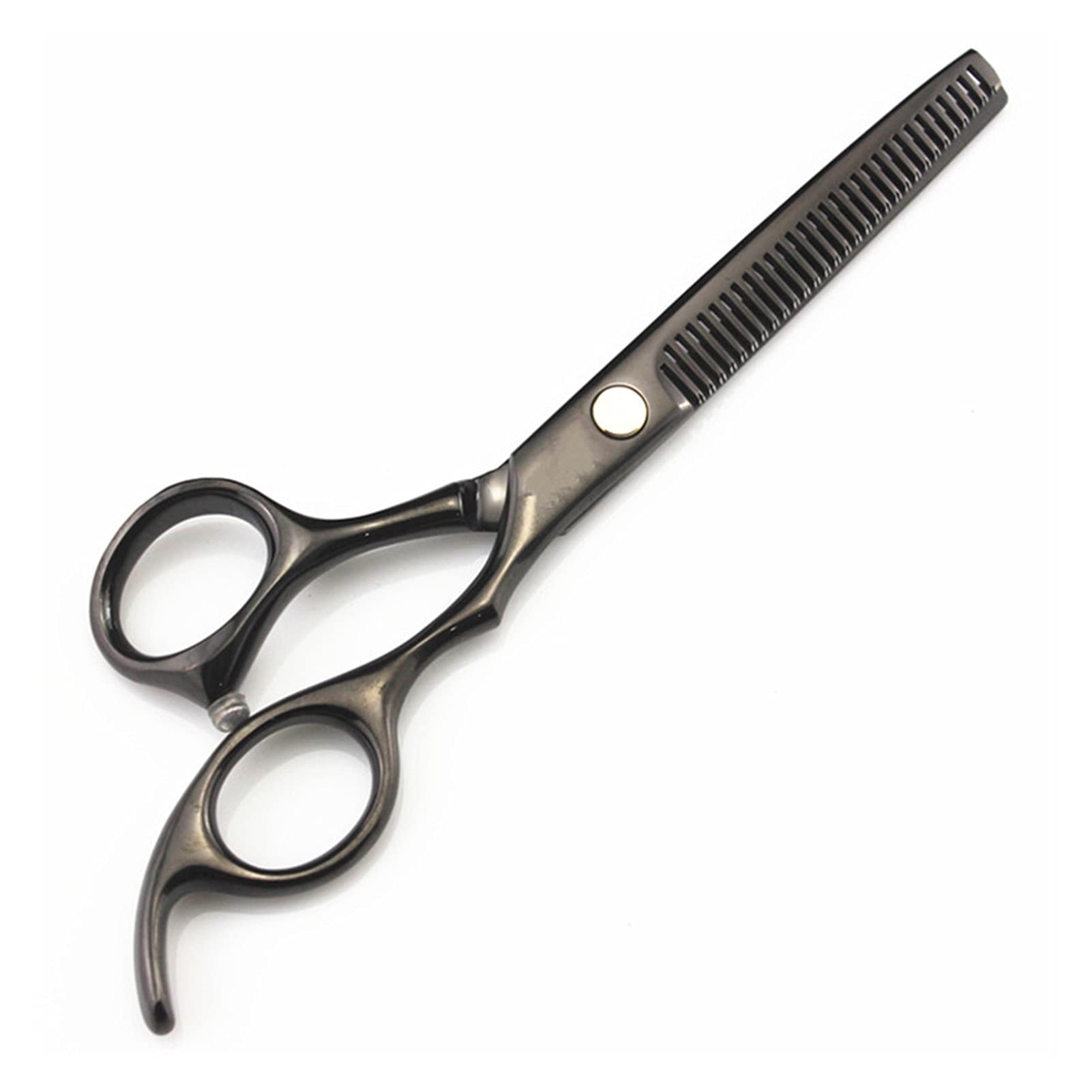 6 Inch Hair Cutting Scissors, Hair Thinning Scissors, Flat Scissors, Stylist Scissors, Hairdressing Scissors Hair Cutting Shears (Color : Goud) (Silver B)