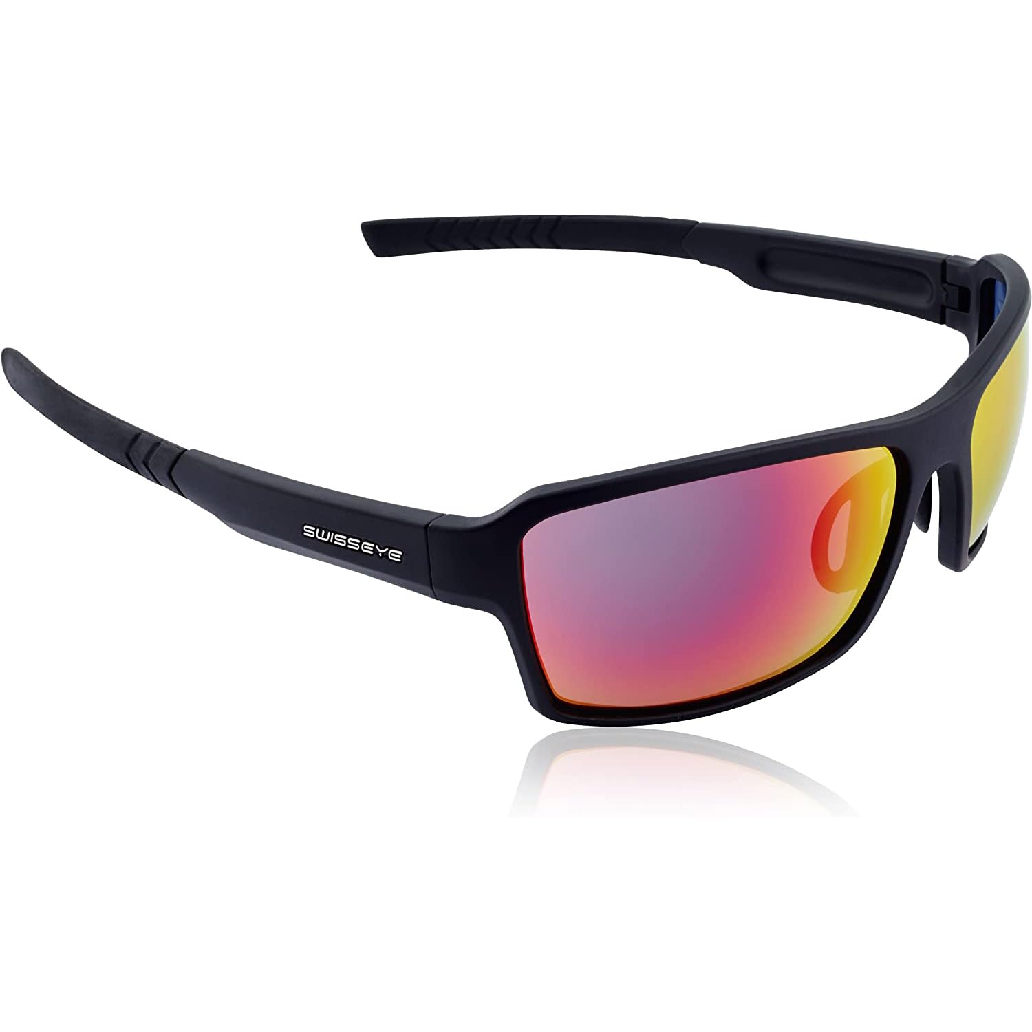 SWISSEYEFreestyle Sports Sunglasses (100% UVA, UVB and UVC protection,  shatterproof, antifog/antiscratch, microfiber bag)