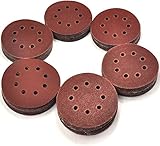 120-Piece Great Value,Sandpaper discs,sanding disc,sandpaper disc Sandpaper,5 Inch 8 Hole Hook and Loop Sandpaper Sanding Disc Sandpaper Sanding Sheets Assorted 40 60 80 120 150 240 Grits Sander