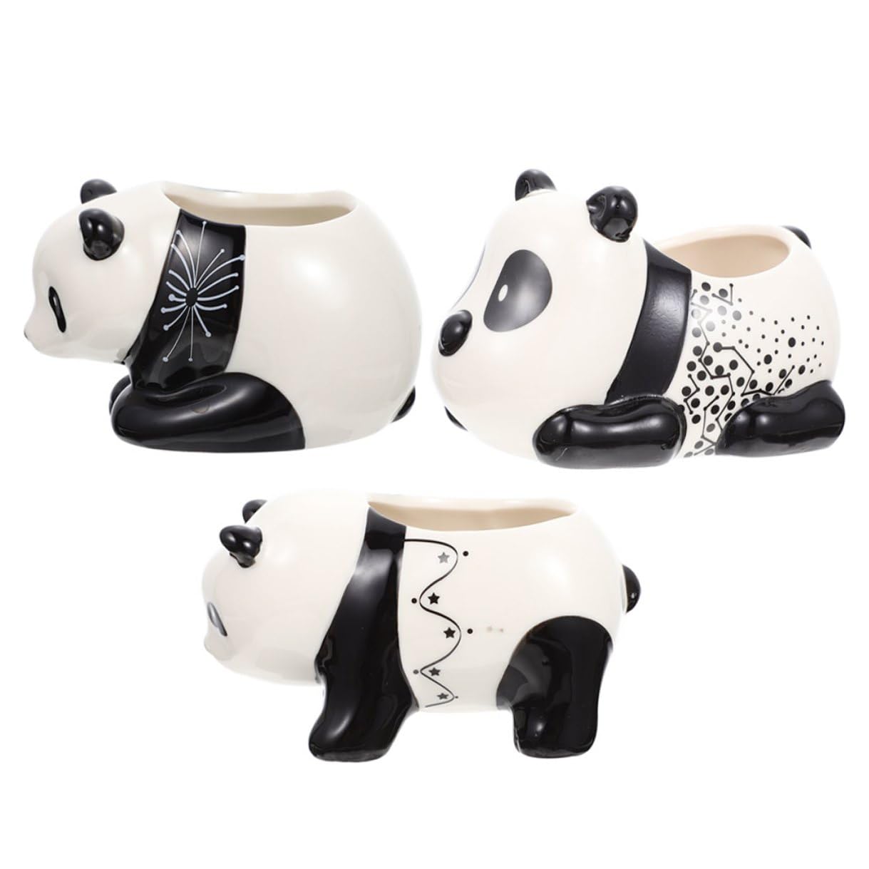 Pots à fleurs de bureau panda GALPADA | Décoration zen pour maison et espace de travail