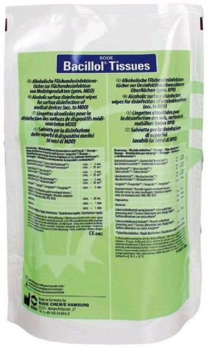 Bode Bacillol Tissues navulverpakking 100 stuks