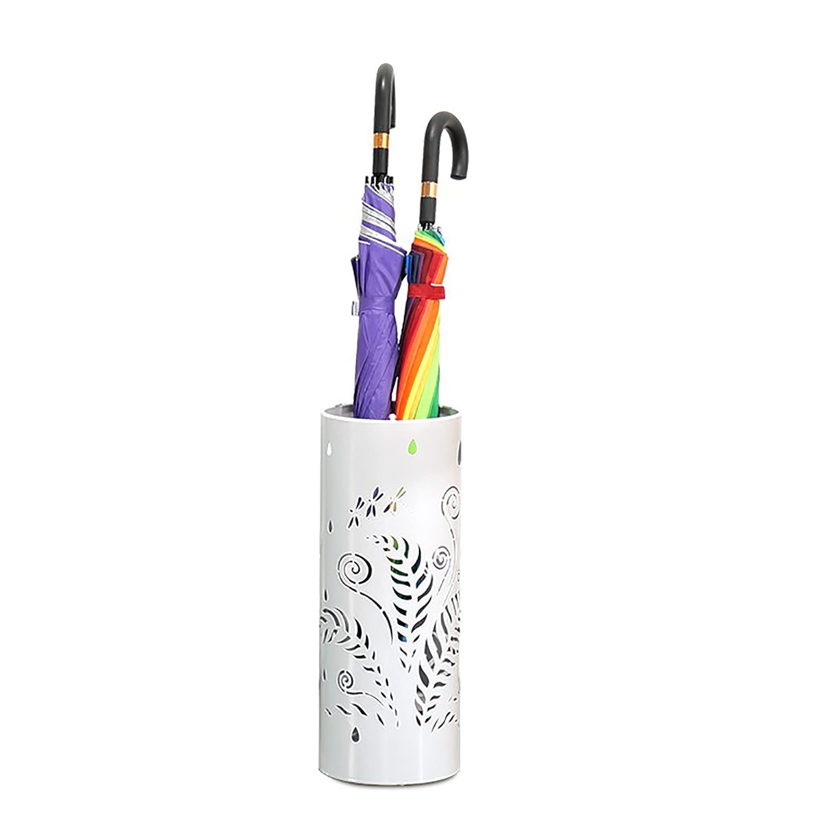 Porte-parapluie design blanc LUNEZY pour sublimer la décoration de votre maison