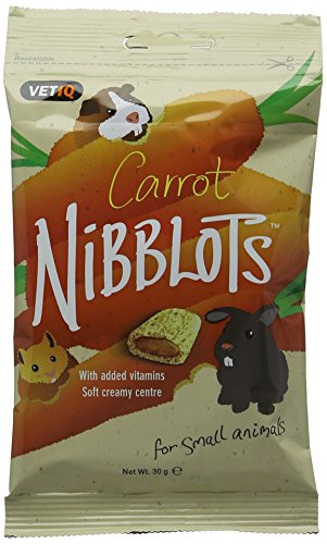 Vet IQ pequeño Animal nibblots zanahoria 30 G (Pack de 8)