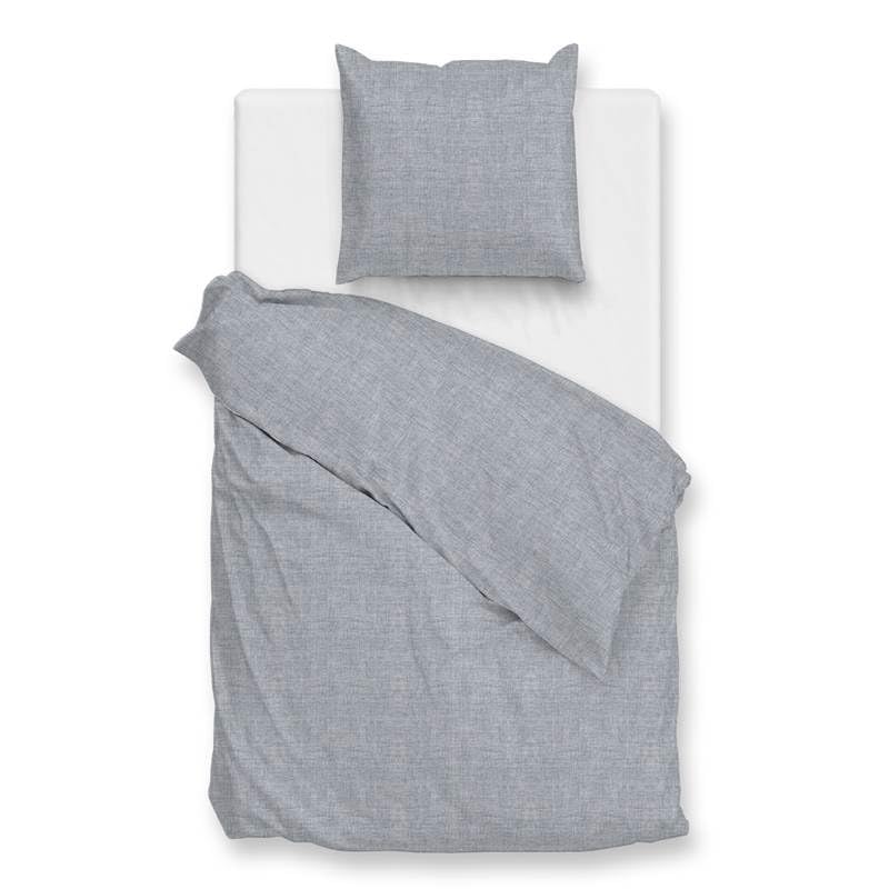 Housse de couette flanelle pour des nuits d'hiver chaleureuses en denim 140x200